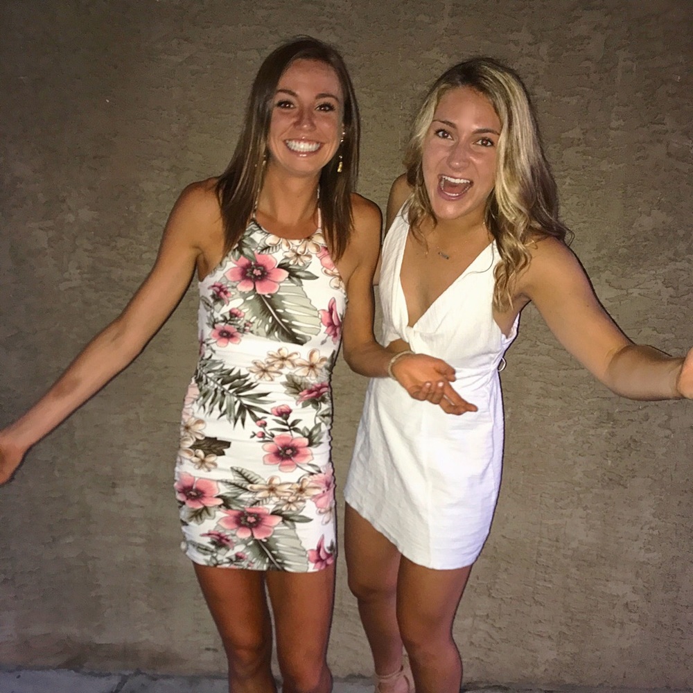Floral bodycon dress
